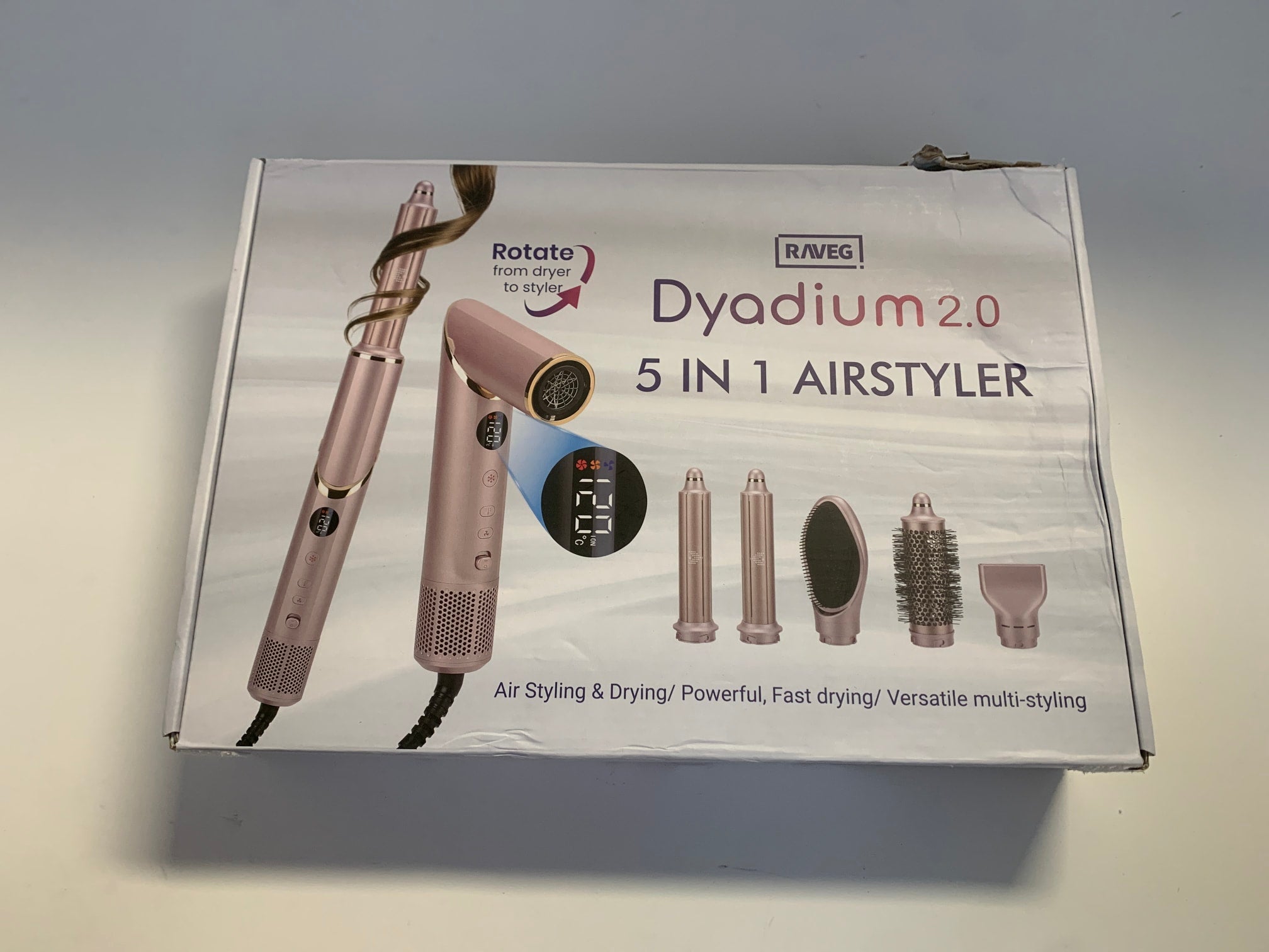 Dyadium 2.0 Rose Gold - Creëer elke gewenste haarstijl - Als nieuw