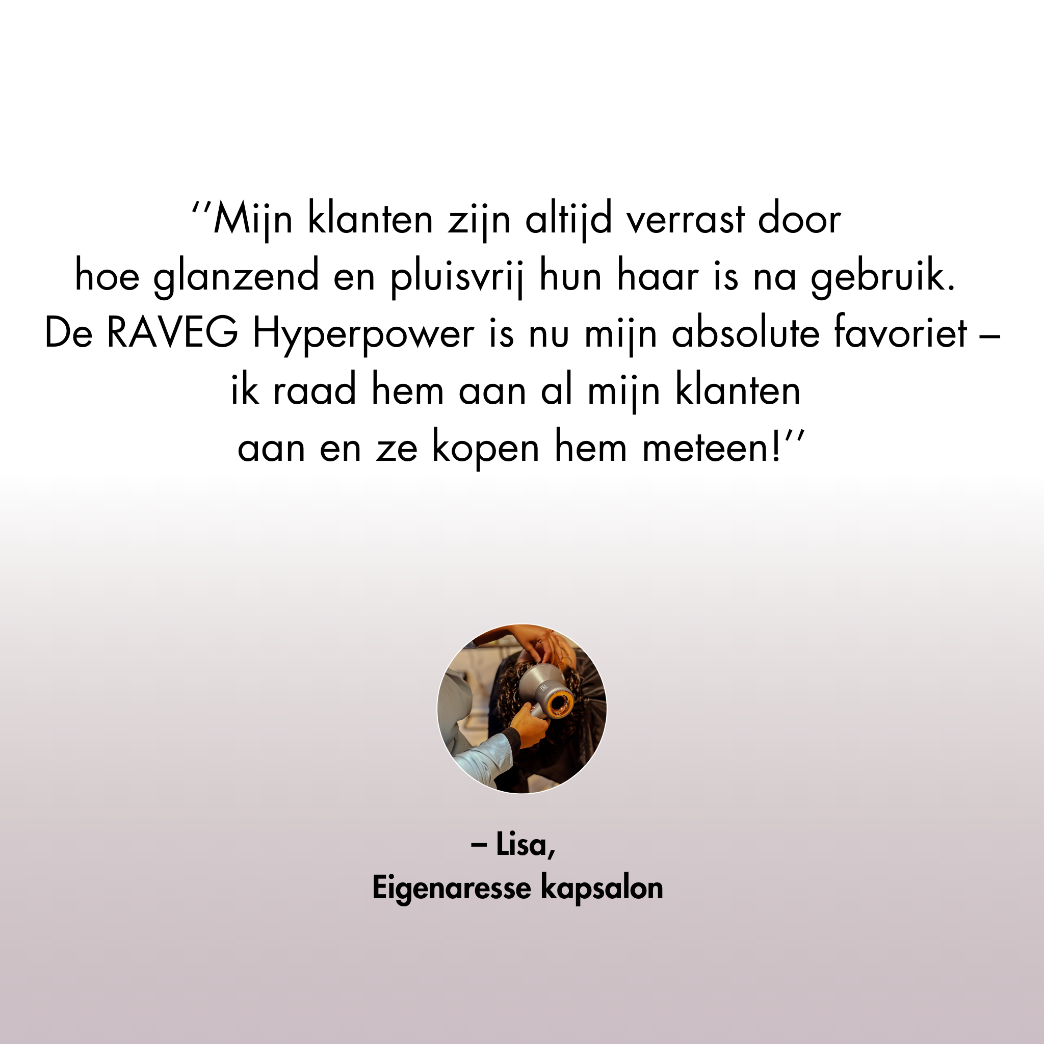 RAVEG Hyperpower ® Angor grey - Droogt je haar in recordtijd
