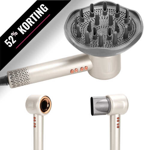 RAVEG Gold – Black Friday Exclusive: Creëer salonwaardige krullen met een gratis XXL Diffuser bij je haardroger