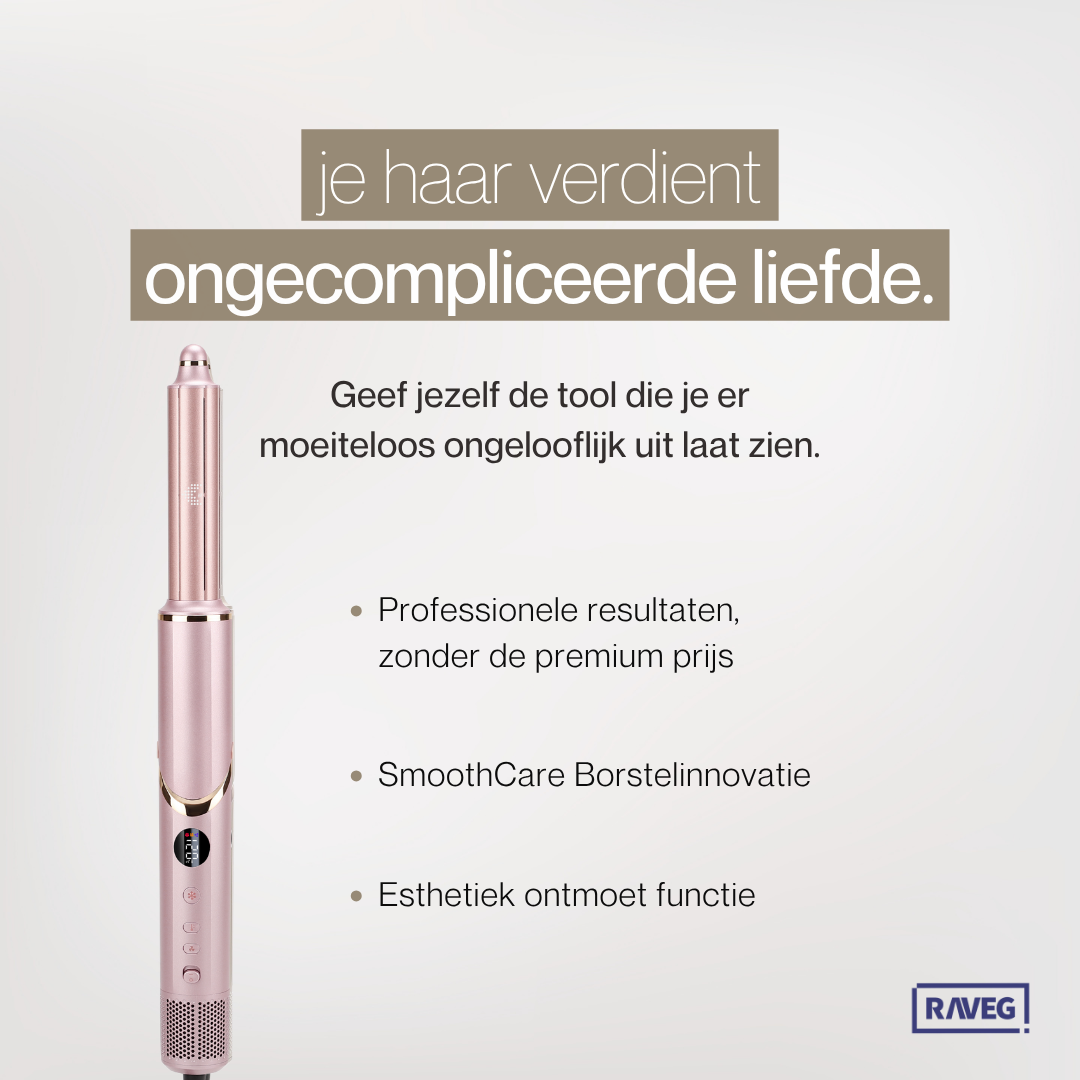 De Ultieme Styling Set Rose Gold – 41% Korting & Gratis Paddle Brush + Luxe Acetate Kam
