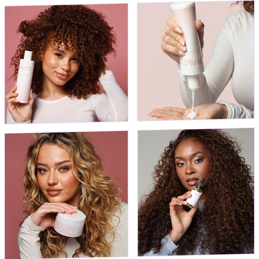 Complete RAVEG Curl Care Bundel - Shampoo, Leave-in, Hair Mask, Curl Gel, Oil