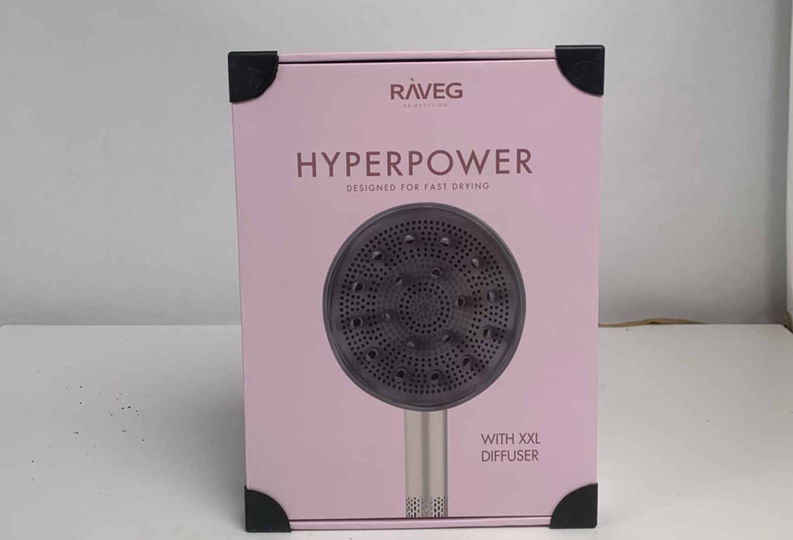 RAVEG Gold – LENTE-UITVERKOOP EXCLUSIVE: Creëer salonwaardige krullen met een gratis XXL Diffuser bij je haardroger - Als nieuw