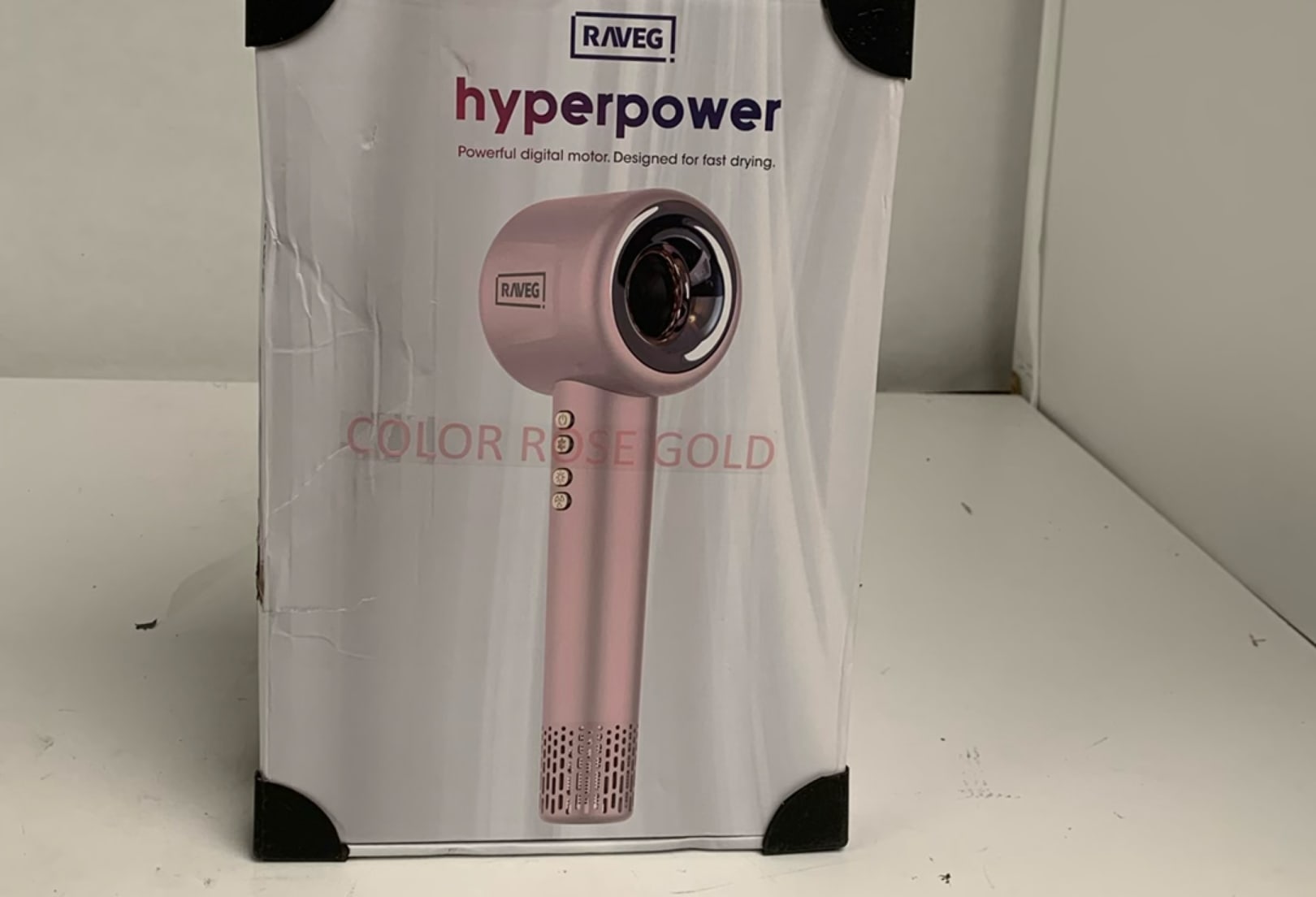 RAVEG Hyperpower ® Rose Gold - Droogt je haar in recordtijd - Als nieuw