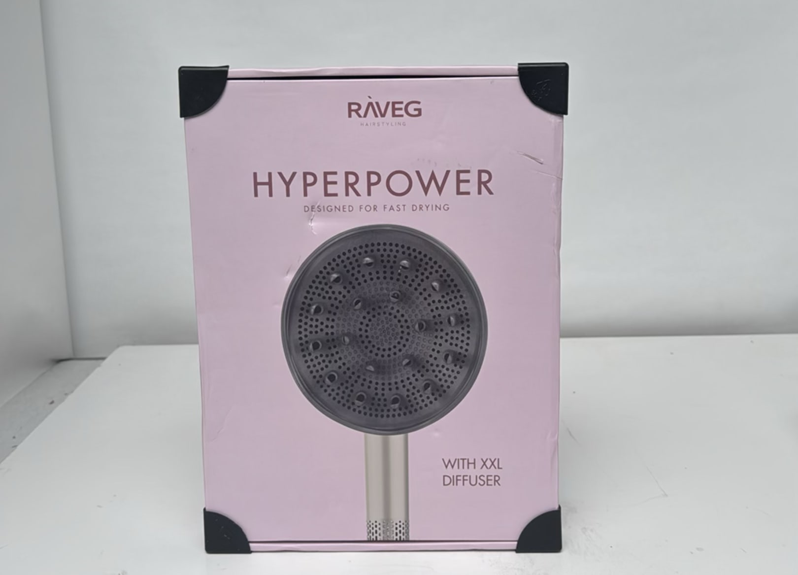 RAVEG Gold – LENTE-UITVERKOOP EXCLUSIVE: Creëer salonwaardige krullen met een gratis XXL Diffuser bij je haardroger - Als nieuw