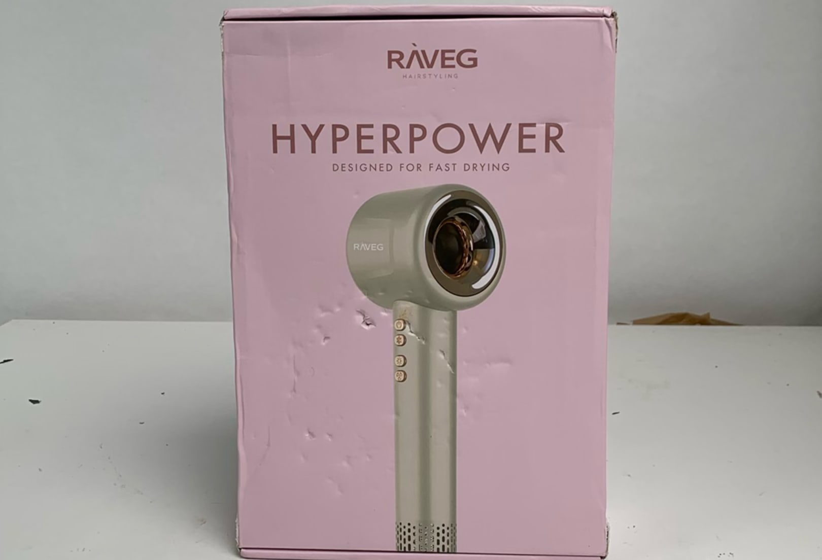 RAVEG HYPERPOWER ® GOLD - DROOGT JE HAAR IN RECORDTIJD - Als nieuw