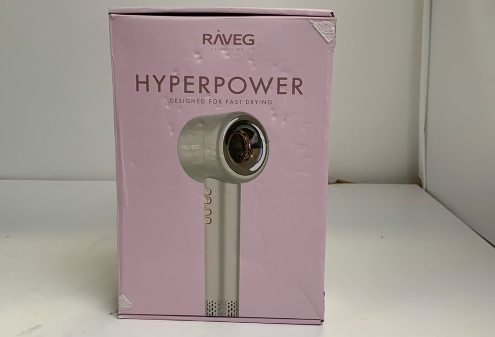 RAVEG HYPERPOWER ® GOLD - DROOGT JE HAAR IN RECORDTIJD - Als nieuw