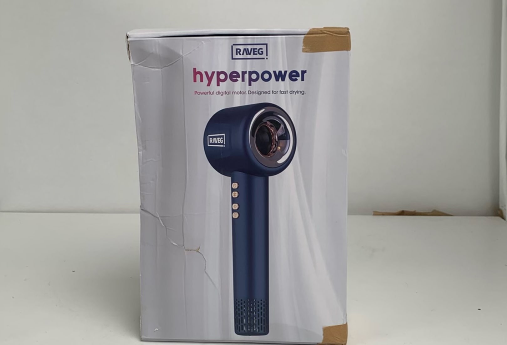 RAVEG Hyperpower ® Navy blue - Haardroger - Als nieuw