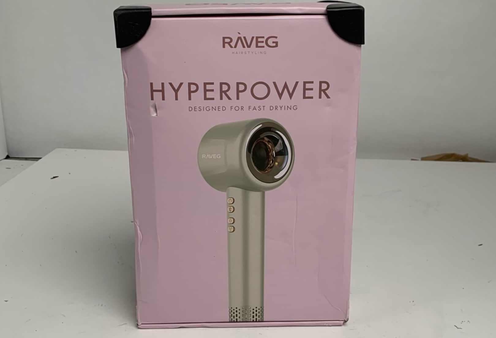 RAVEG HYPERPOWER ® GOLD - DROOGT JE HAAR IN RECORDTIJD - Als nieuw