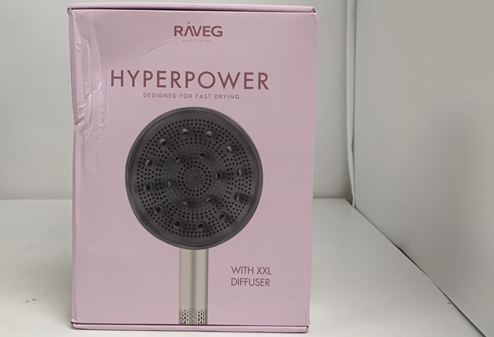 RAVEG Gold – LENTE-UITVERKOOP EXCLUSIVE: Creëer salonwaardige krullen met een gratis XXL Diffuser bij je haardroger - Als nieuw