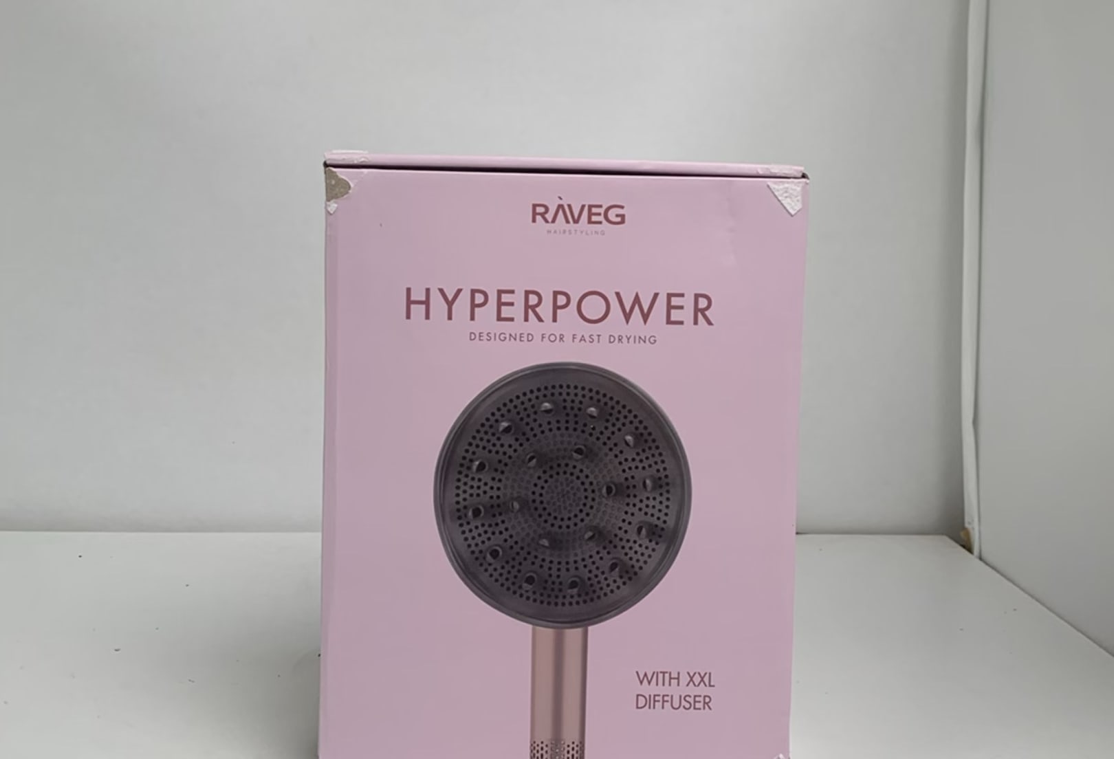Creëer salonwaardige krullen – XXL Diffuser nu 50% korting bij aankoop bij RAVEG Angor Grey haardroger - Als nieuw