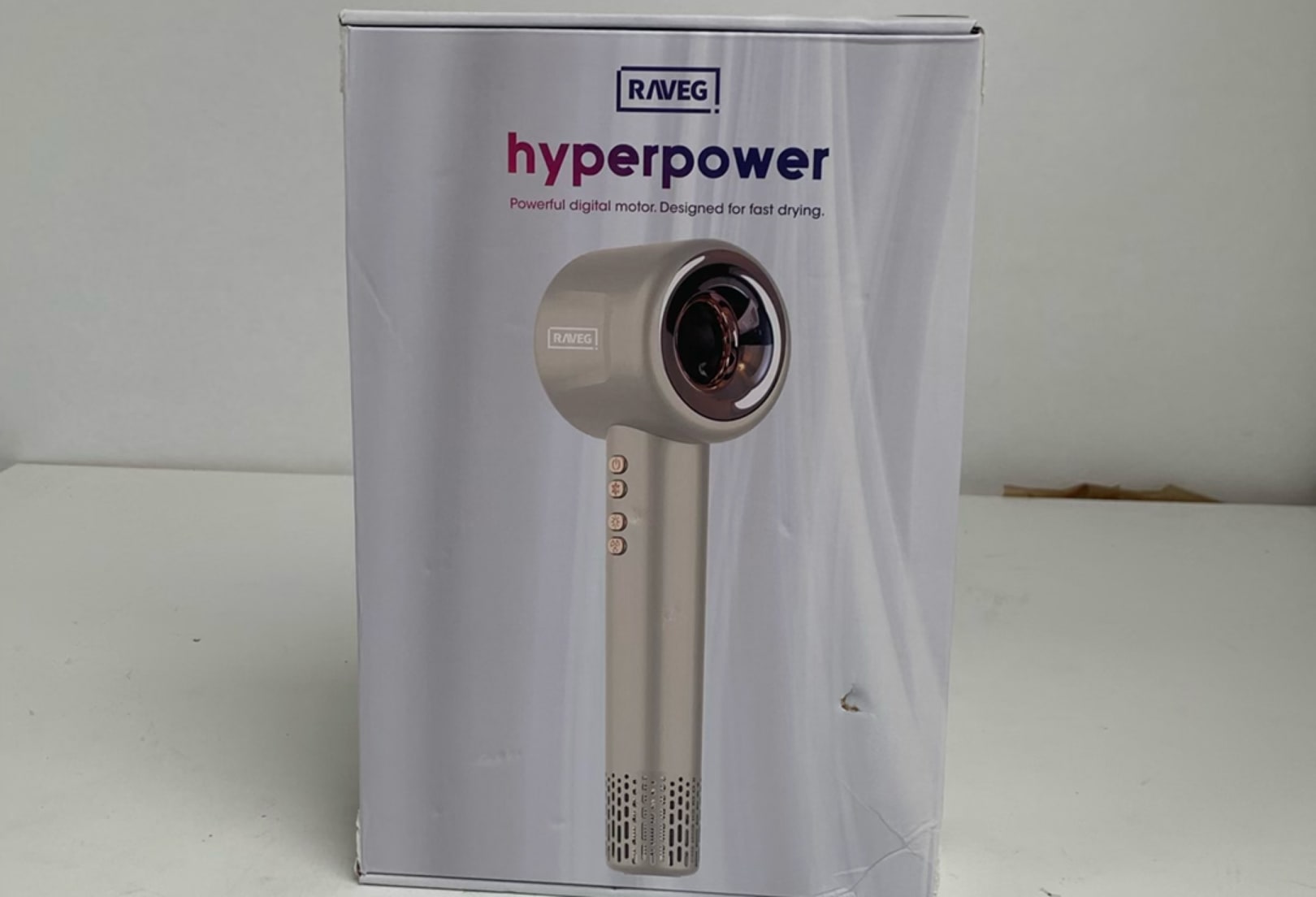 RAVEG HYPERPOWER ® GOLD - DROOGT JE HAAR IN RECORDTIJD - Nieuw