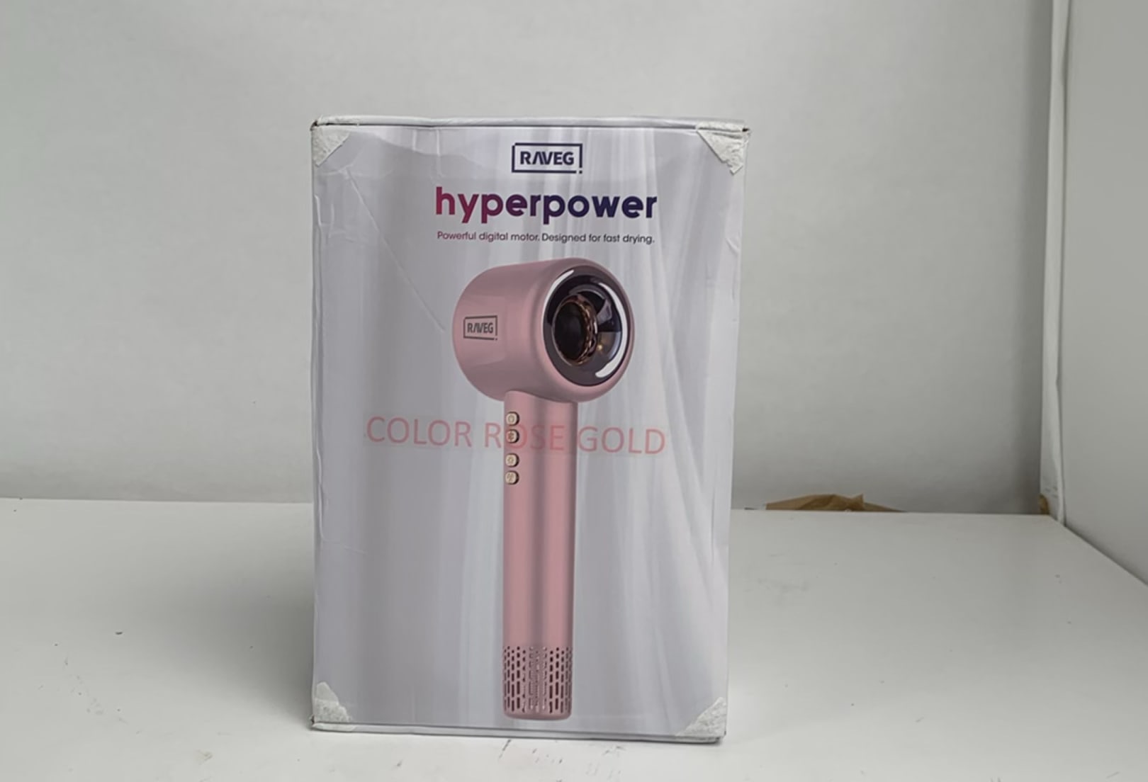 RAVEG Hyperpower ® Rose Gold - Droogt je haar in recordtijd - Als nieuw