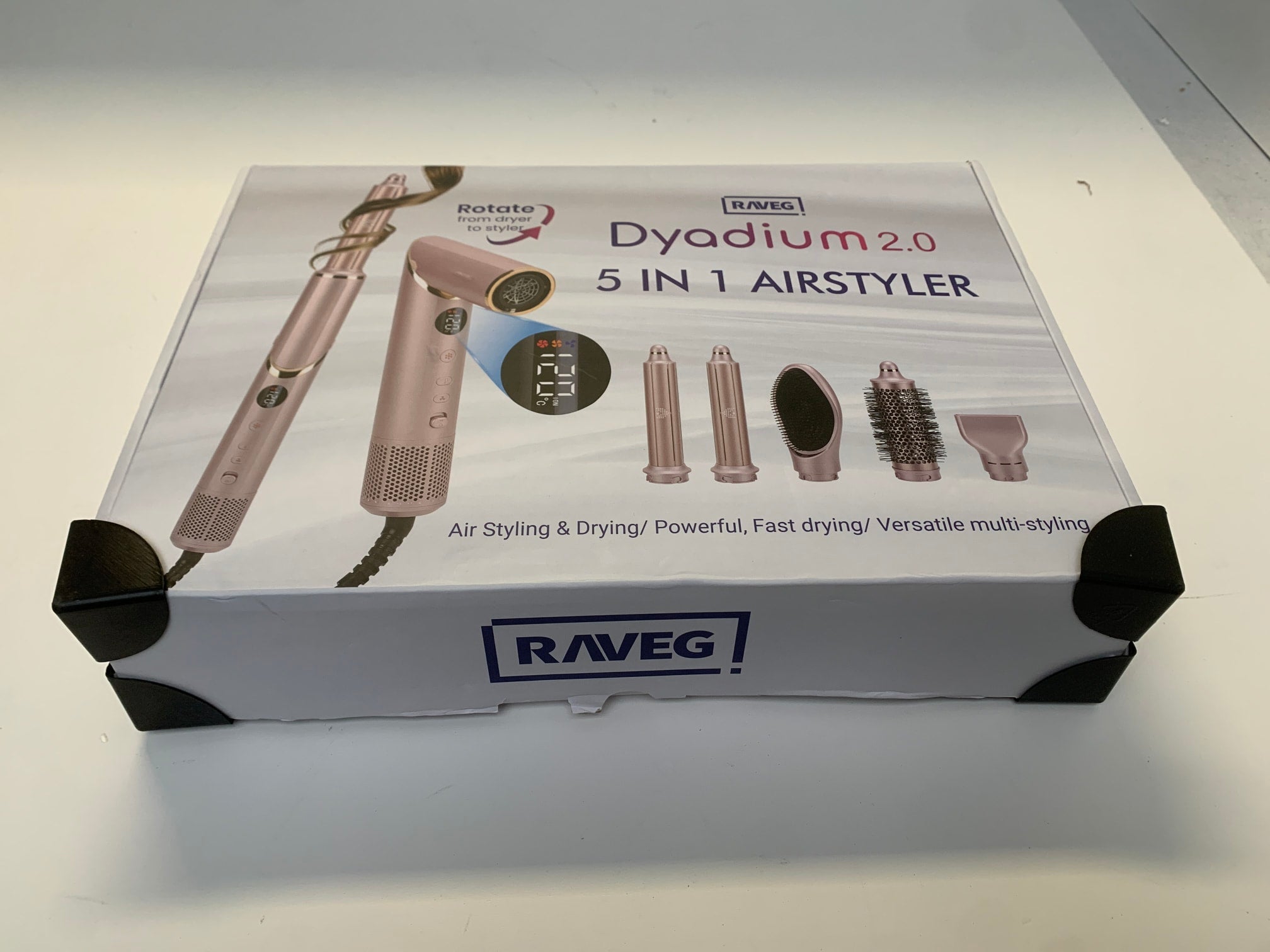 Dyadium 2.0 Rose Gold - Creëer elke gewenste haarstijl - Als nieuw