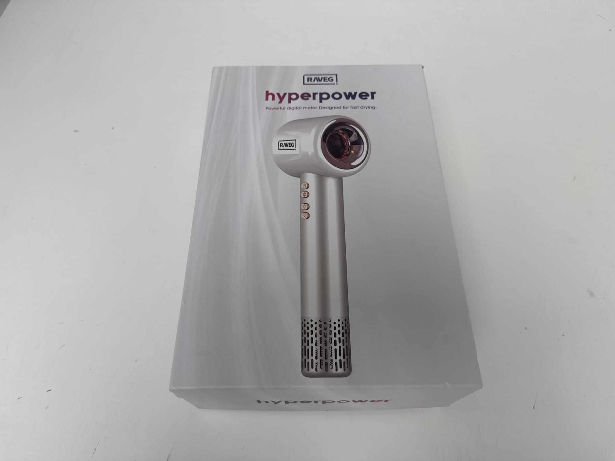 Creëer salonwaardige krullen – XXL Diffuser nu 50% korting bij aankoop bij RAVEG White haardroger - Als nieuw