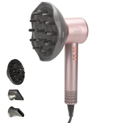 RAVEG Rose Gold haardroger – Droog je haar in record-tijd met een gratis XXL Diffuser test