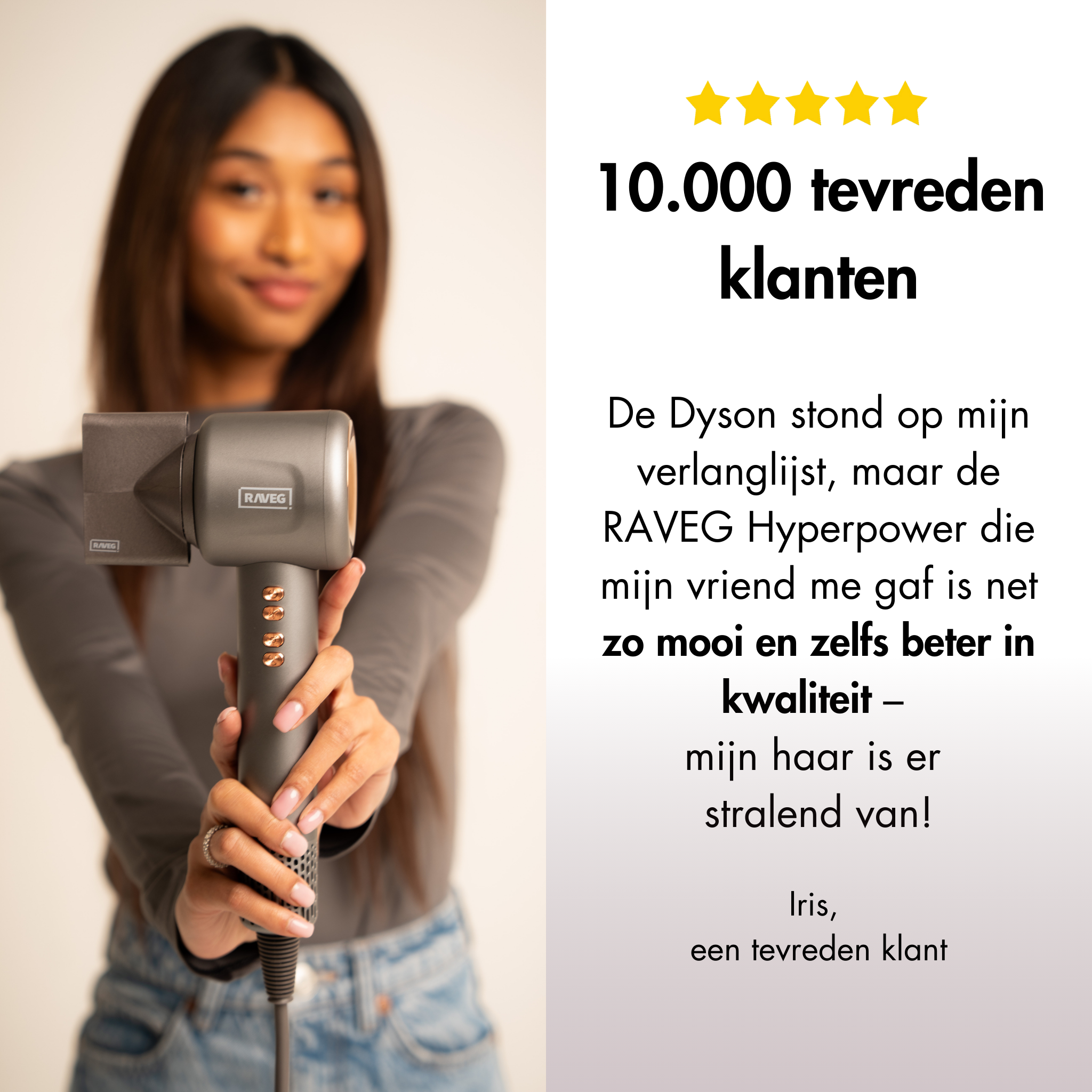 RAVEG Hyperpower ® Angor grey - Haardroger