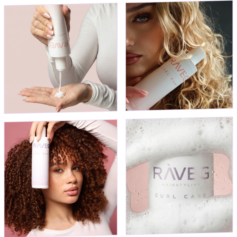 Bundel: Curls Shampoo + Curls Leave-in + Curls Gel - RAVEG Hairstyling