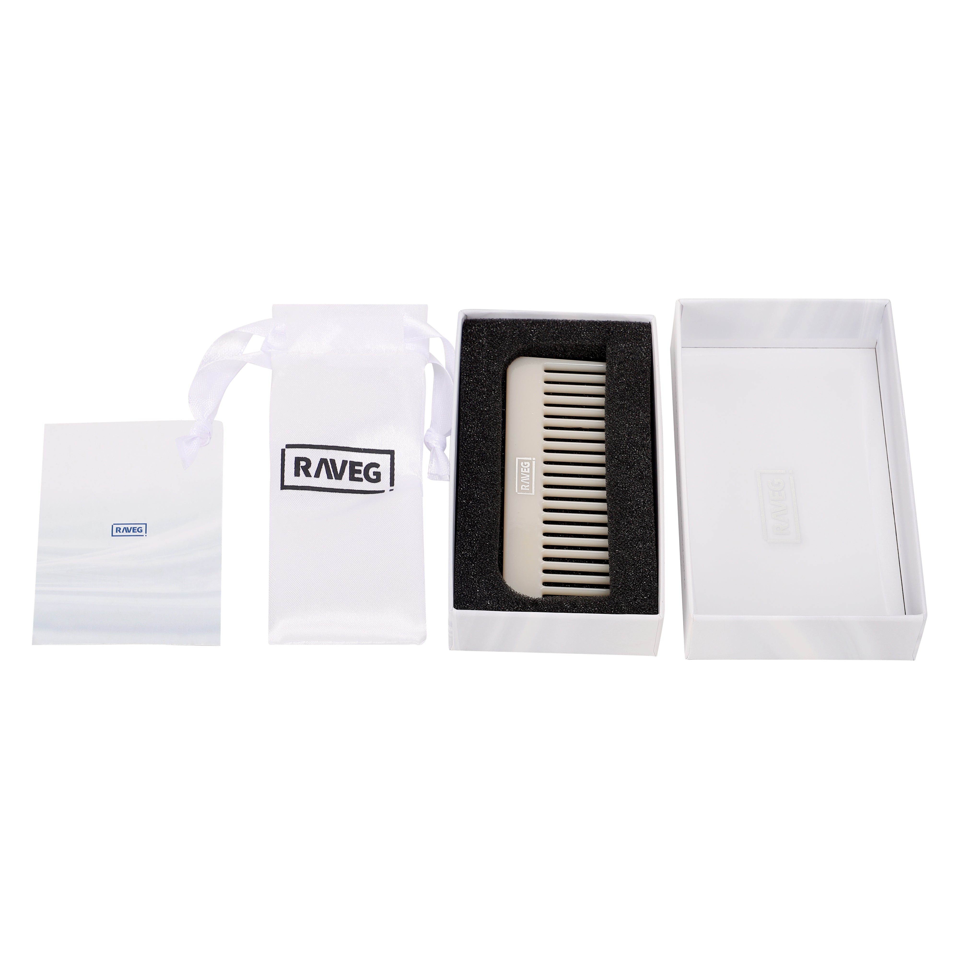 RAVEG comb white (Acetate material) (Gratis)