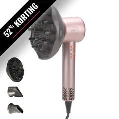 RAVEG Rose Gold – LENTE-UITVERKOOP: Creëer salonwaardige krullen met een gratis XXL Diffuser bij je haardroger