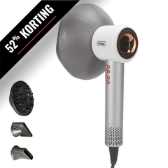 RAVEG White – LENTE-UITVERKOOP EXCLUSIVE: Creëer salonwaardige krullen met een gratis XXL Diffuser bij je haardroger