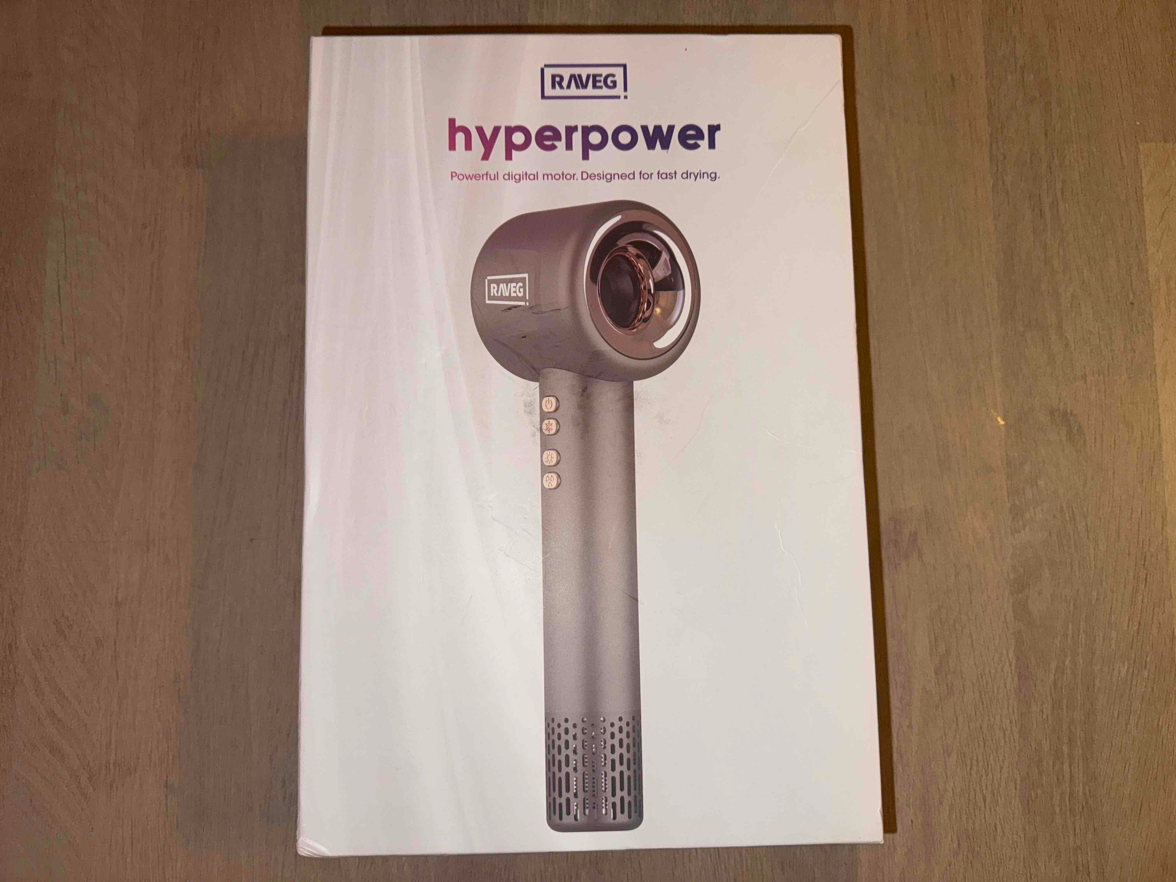 RAVEG Hyperpower ® Angor grey - Haardroger - Nieuw