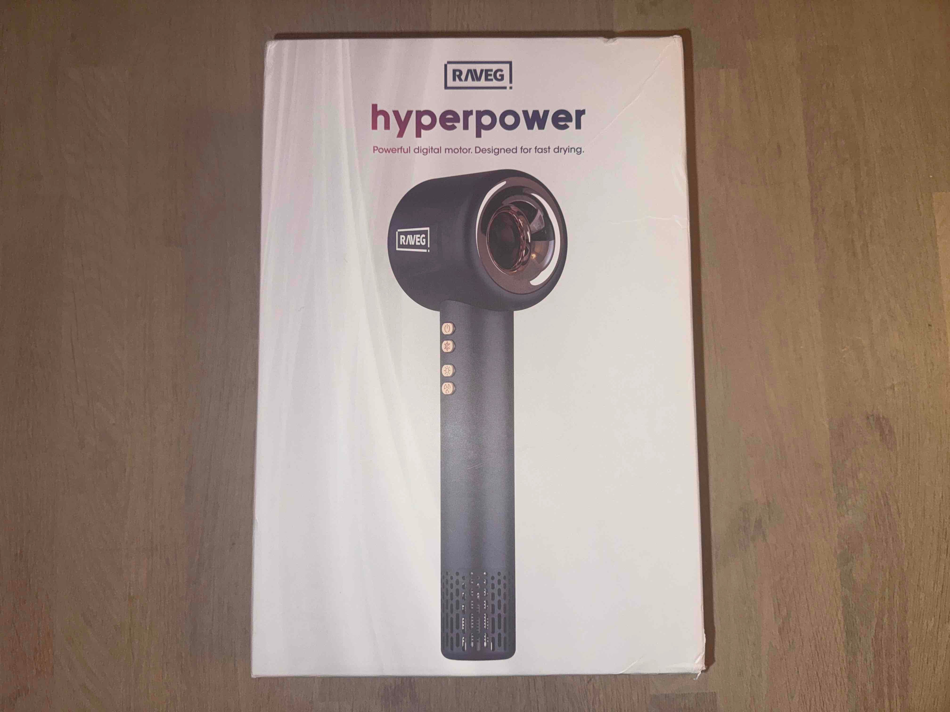 RAVEG Hyperpower ® Navy blue - Haardroger - Nieuw