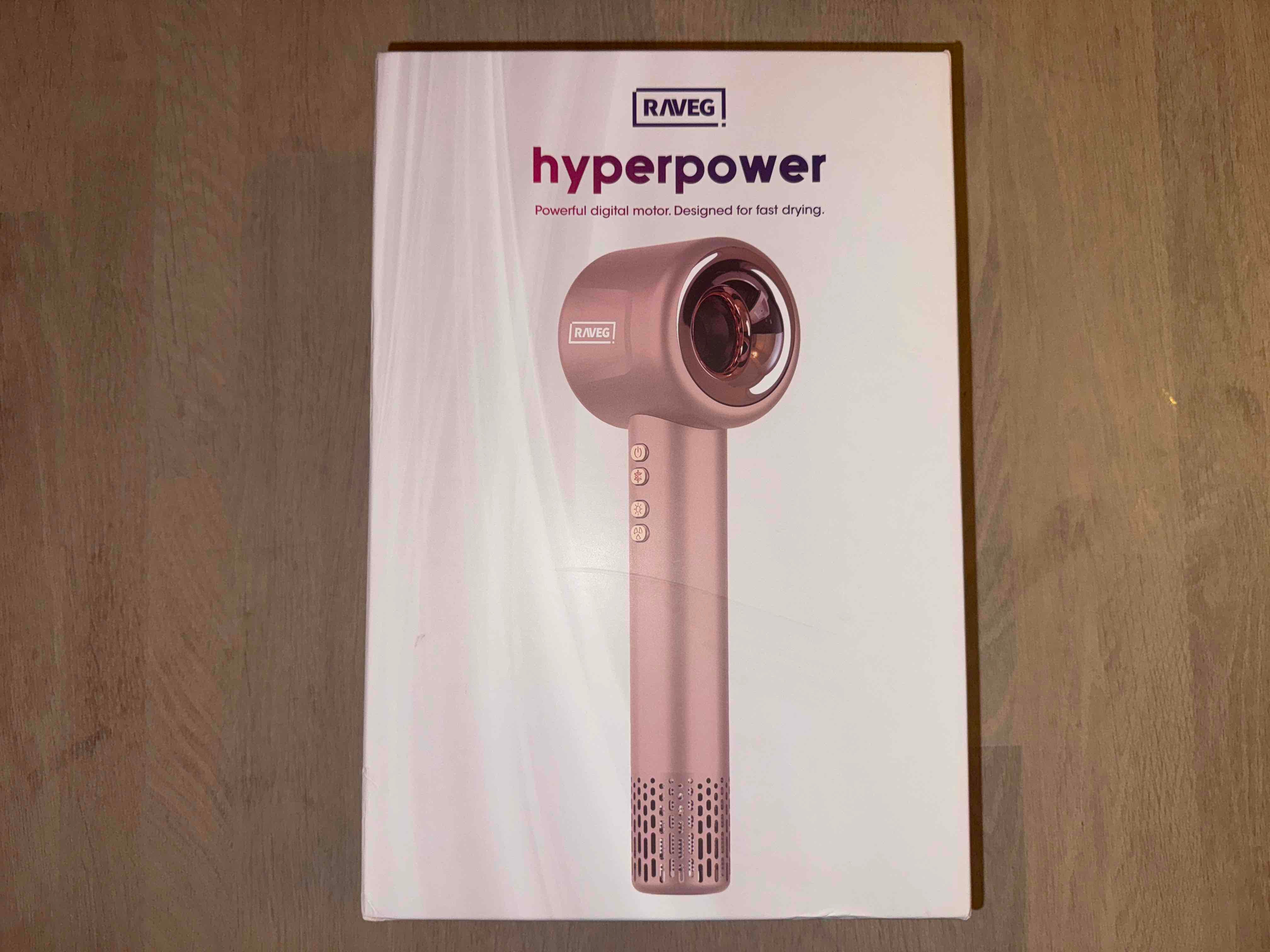 RAVEG Hyperpower ® Rose Gold - Haardroger - Nieuw