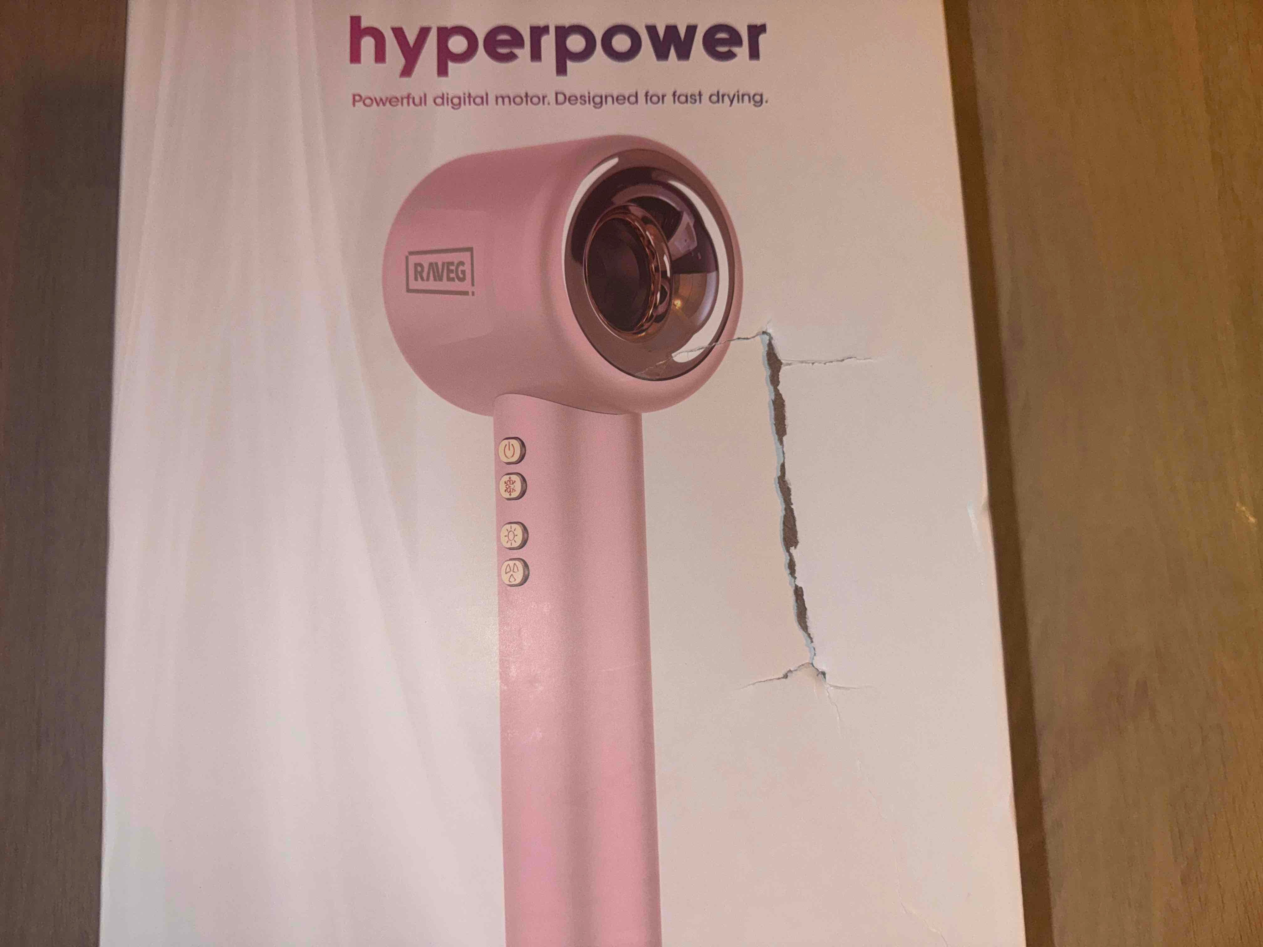 RAVEG Hyperpower ® Pink - Haardroger - Als nieuw