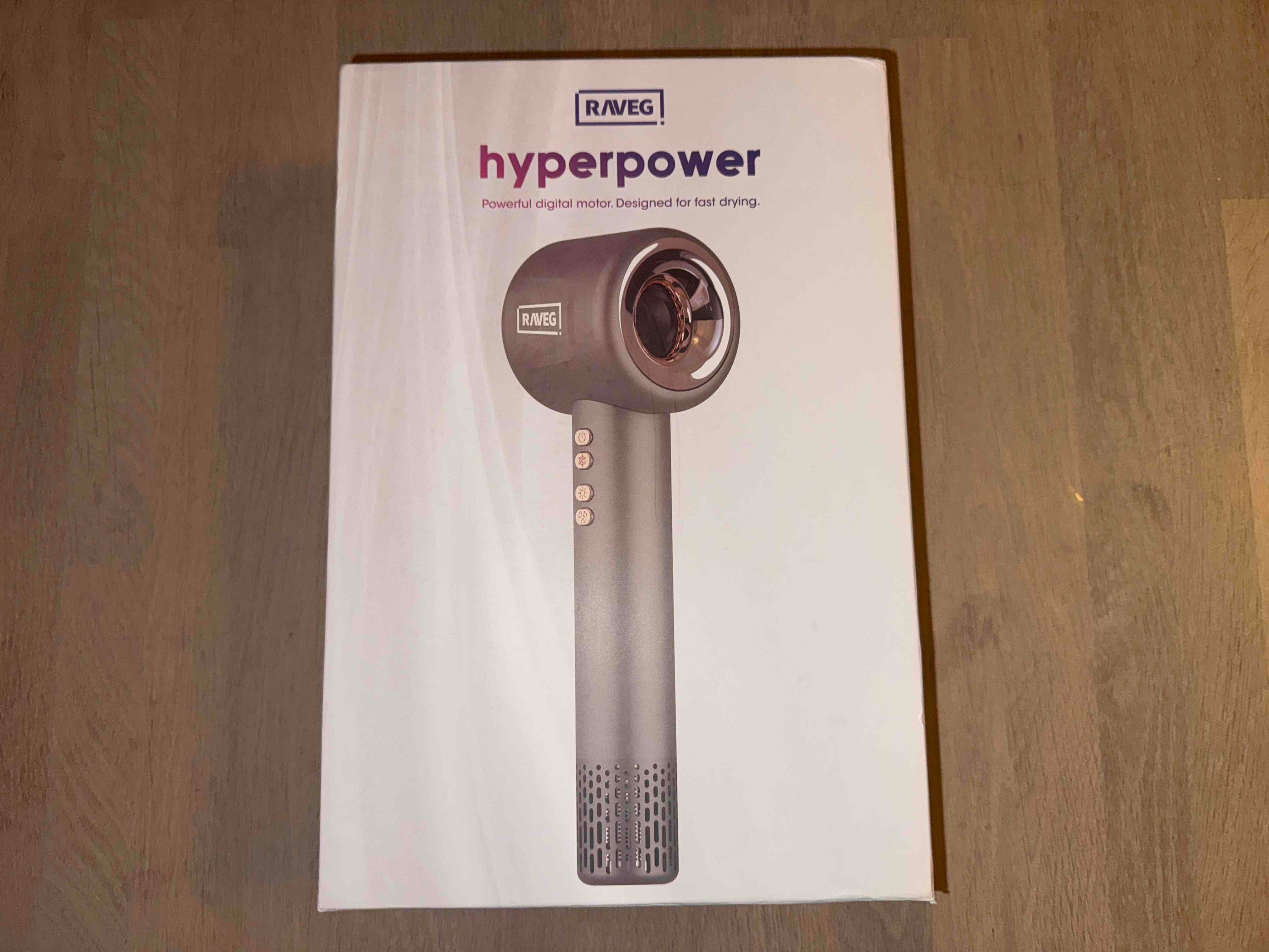 RAVEG Hyperpower ® Angor grey - Haardroger - Nieuw