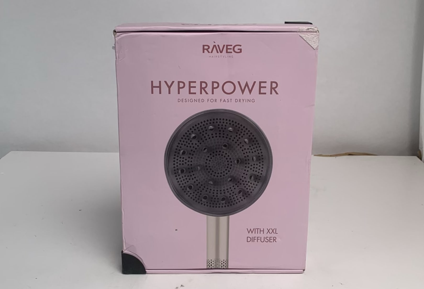 RAVEG Gold – LENTE-UITVERKOOP EXCLUSIVE: Creëer salonwaardige krullen met een gratis XXL Diffuser bij je haardroger - Als nieuw
