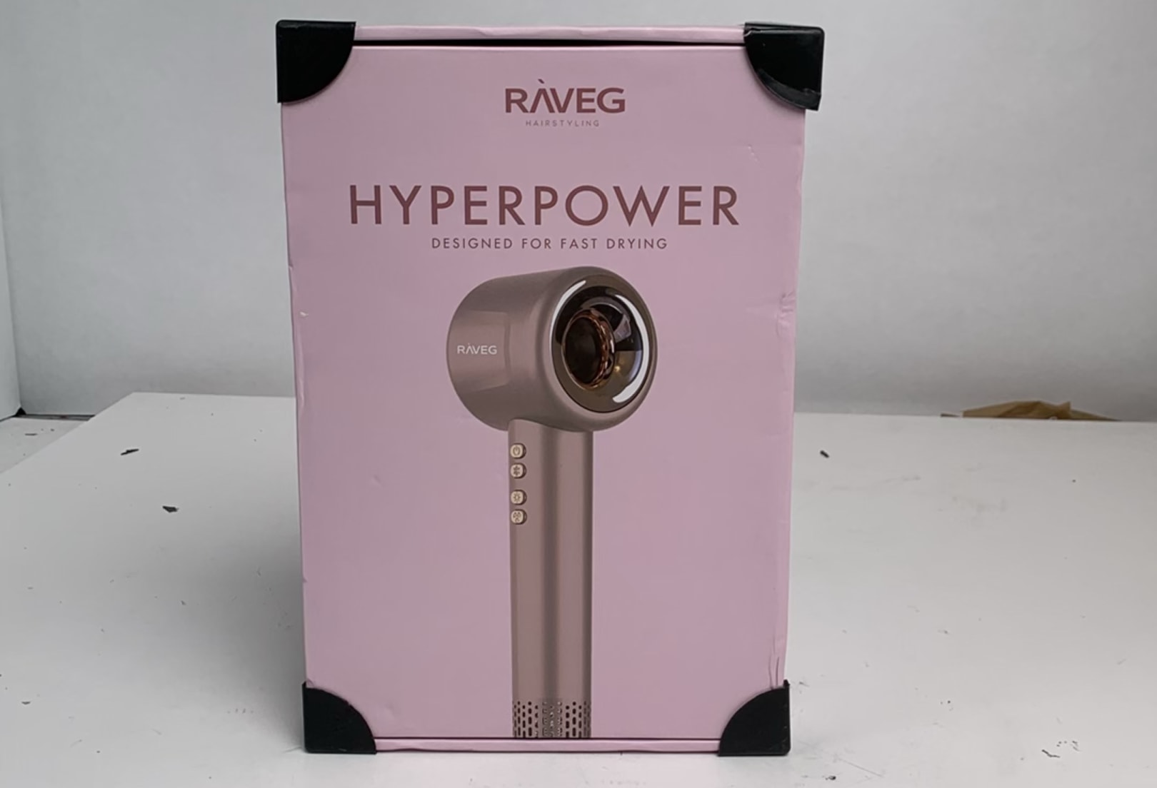 RAVEG Hyperpower ® Rose Gold - Droogt je haar in recordtijd - Als nieuw
