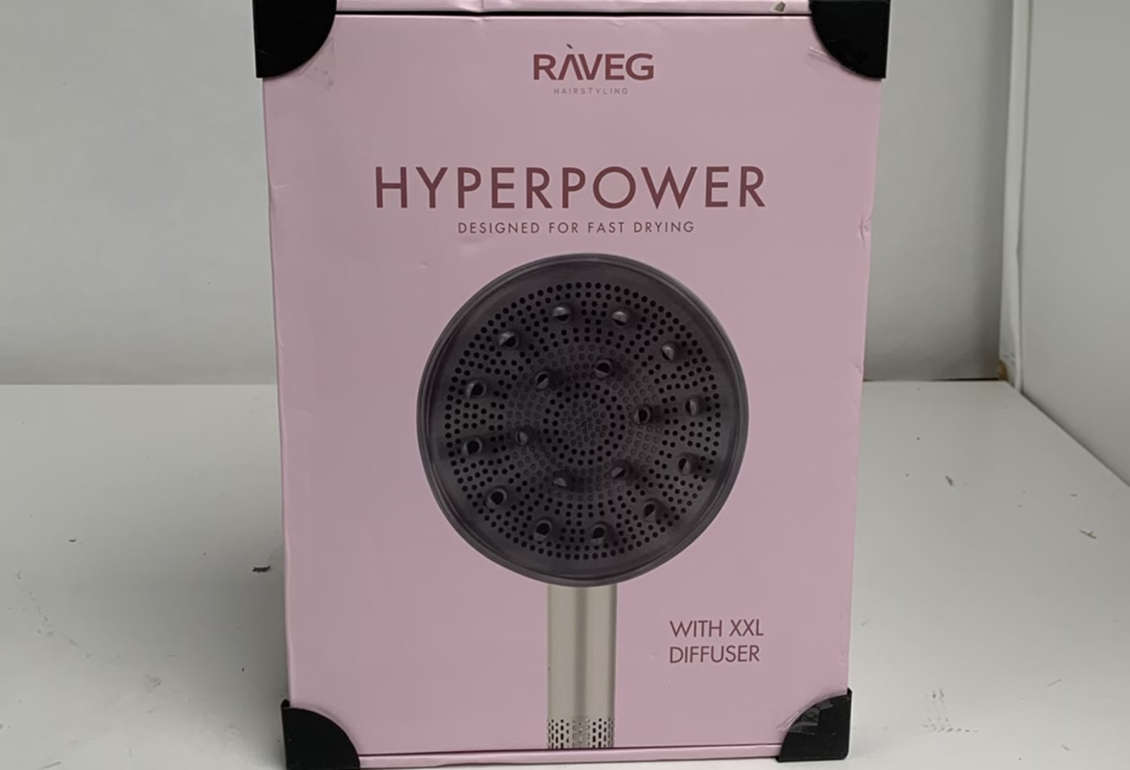RAVEG Gold – LENTE-UITVERKOOP EXCLUSIVE: Creëer salonwaardige krullen met een gratis XXL Diffuser bij je haardroger - Als nieuw
