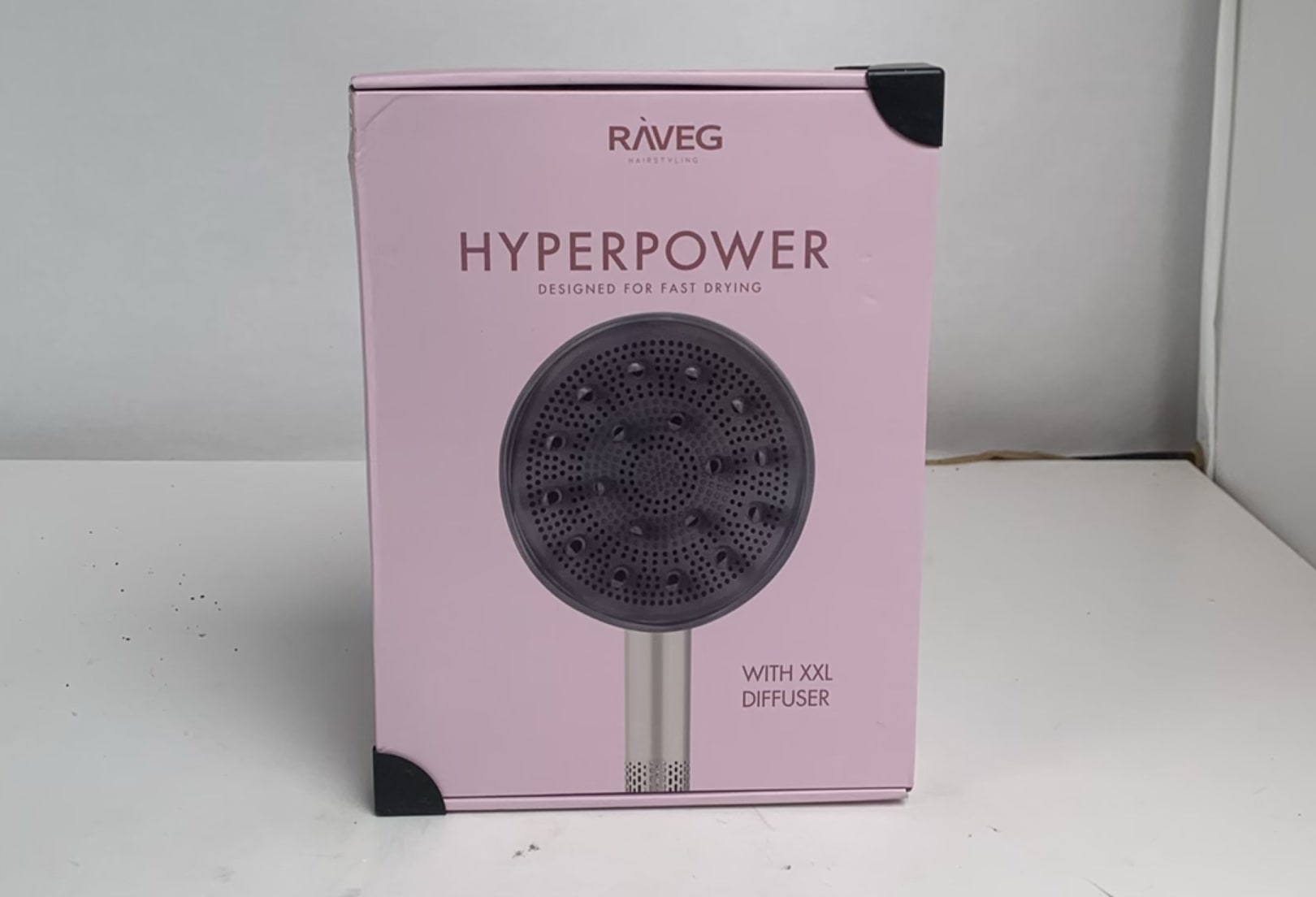 RAVEG Gold – LENTE-UITVERKOOP EXCLUSIVE: Creëer salonwaardige krullen met een gratis XXL Diffuser bij je haardroger - Als nieuw
