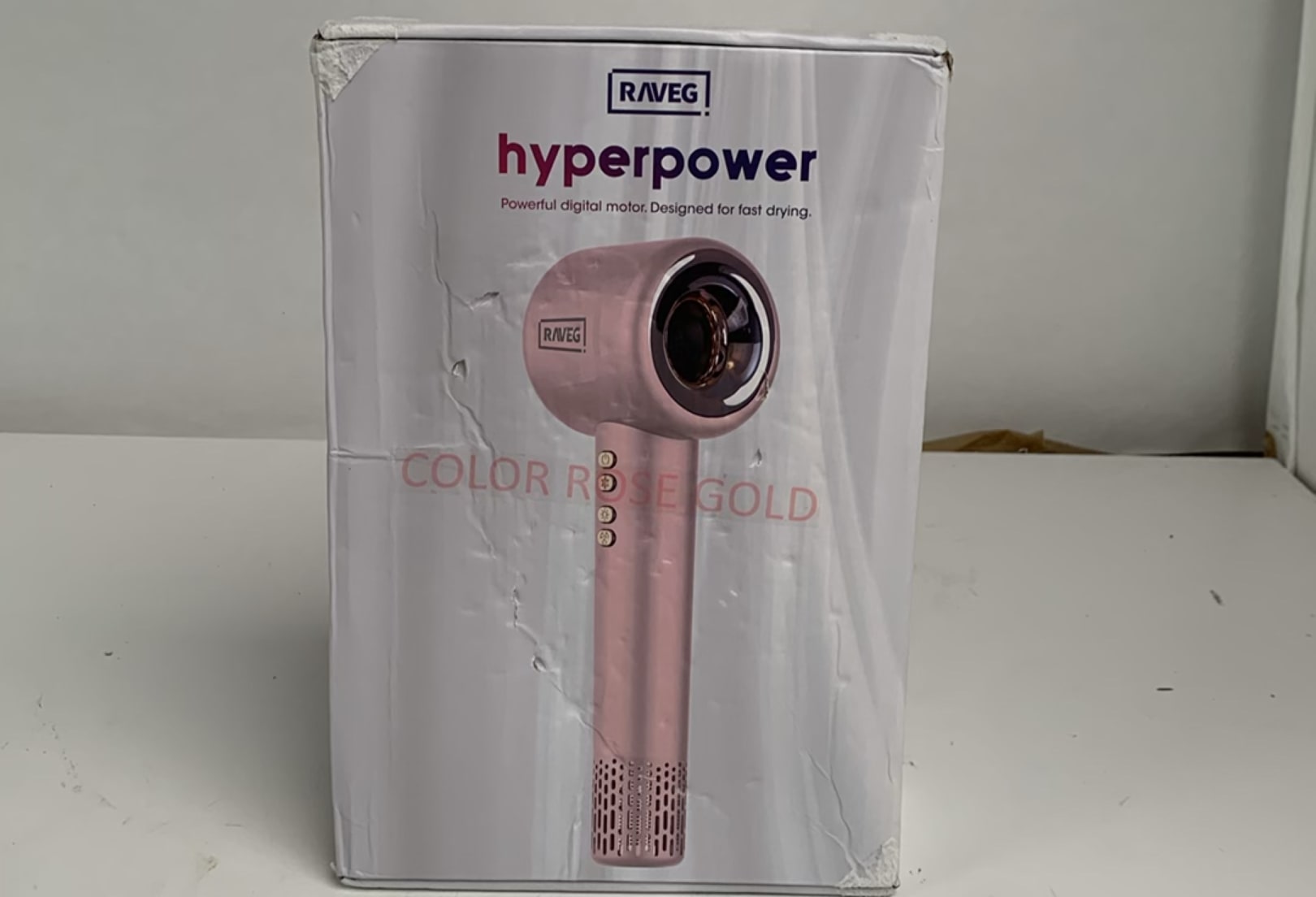 RAVEG Hyperpower ® Rose Gold - Droogt je haar in recordtijd - Als nieuw