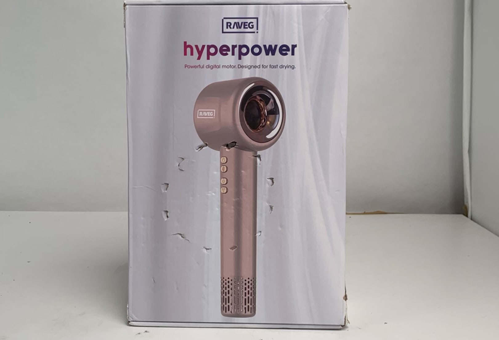 RAVEG Hyperpower ® Rose Gold - Droogt je haar in recordtijd - Als nieuw