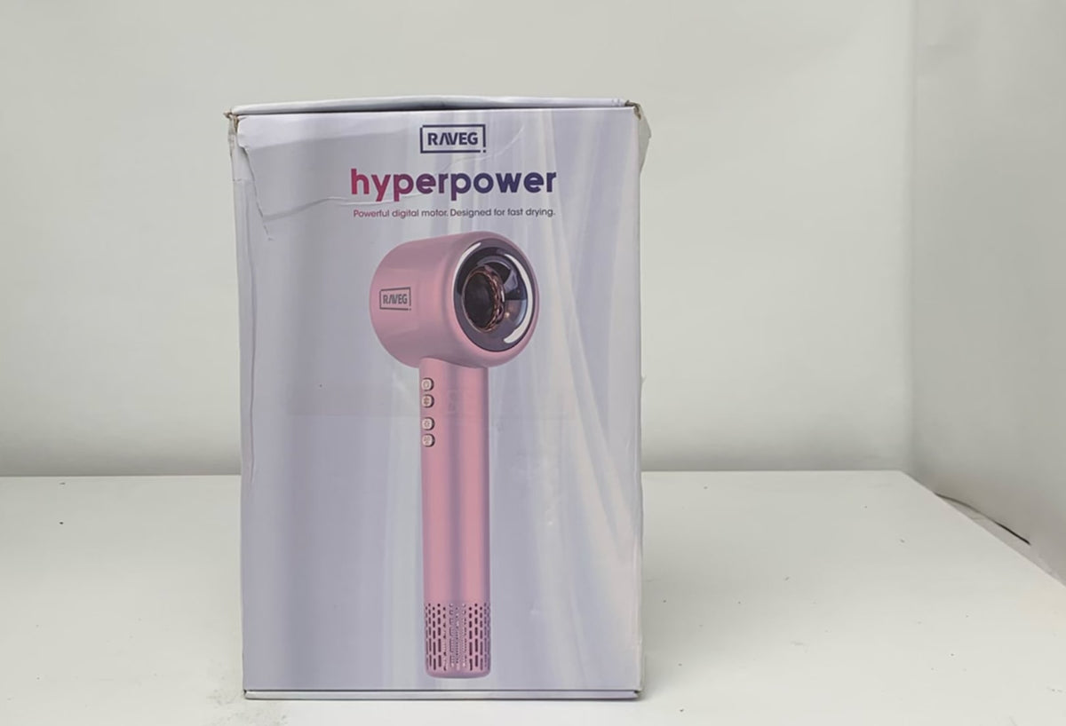 RAVEG Rose Gold – LENTE-UITVERKOOP: Creëer salonwaardige krullen met een gratis XXL Diffuser bij je haardroger - Als nieuw