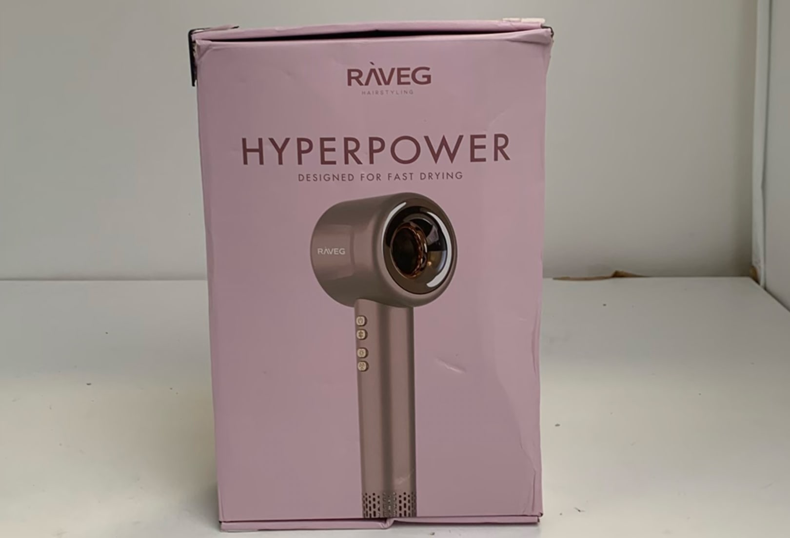 RAVEG Hyperpower ® Rose Gold - Droogt je haar in recordtijd - Als nieuw