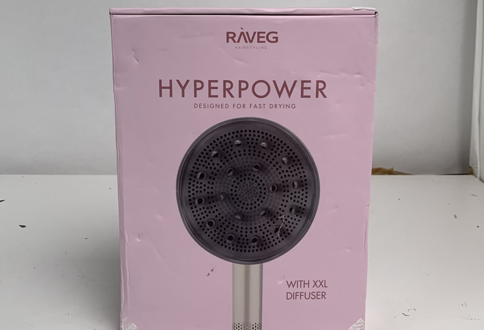 RAVEG Gold – LENTE-UITVERKOOP EXCLUSIVE: Creëer salonwaardige krullen met een gratis XXL Diffuser bij je haardroger - Als nieuw