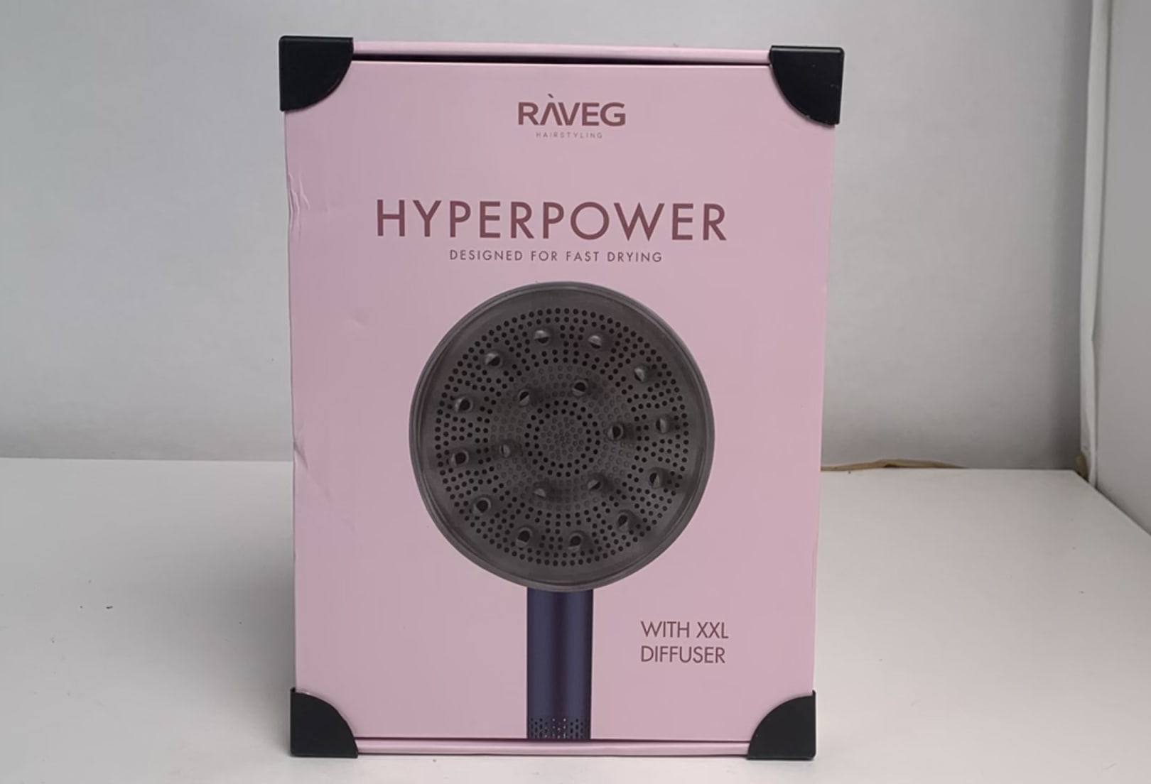 RAVEG Navy Blue – LENTE-UITVERKOOP EXCLUSIVE: Creëer salonwaardige krullen met een gratis XXL Diffuser bij je haardroger - Nieuw