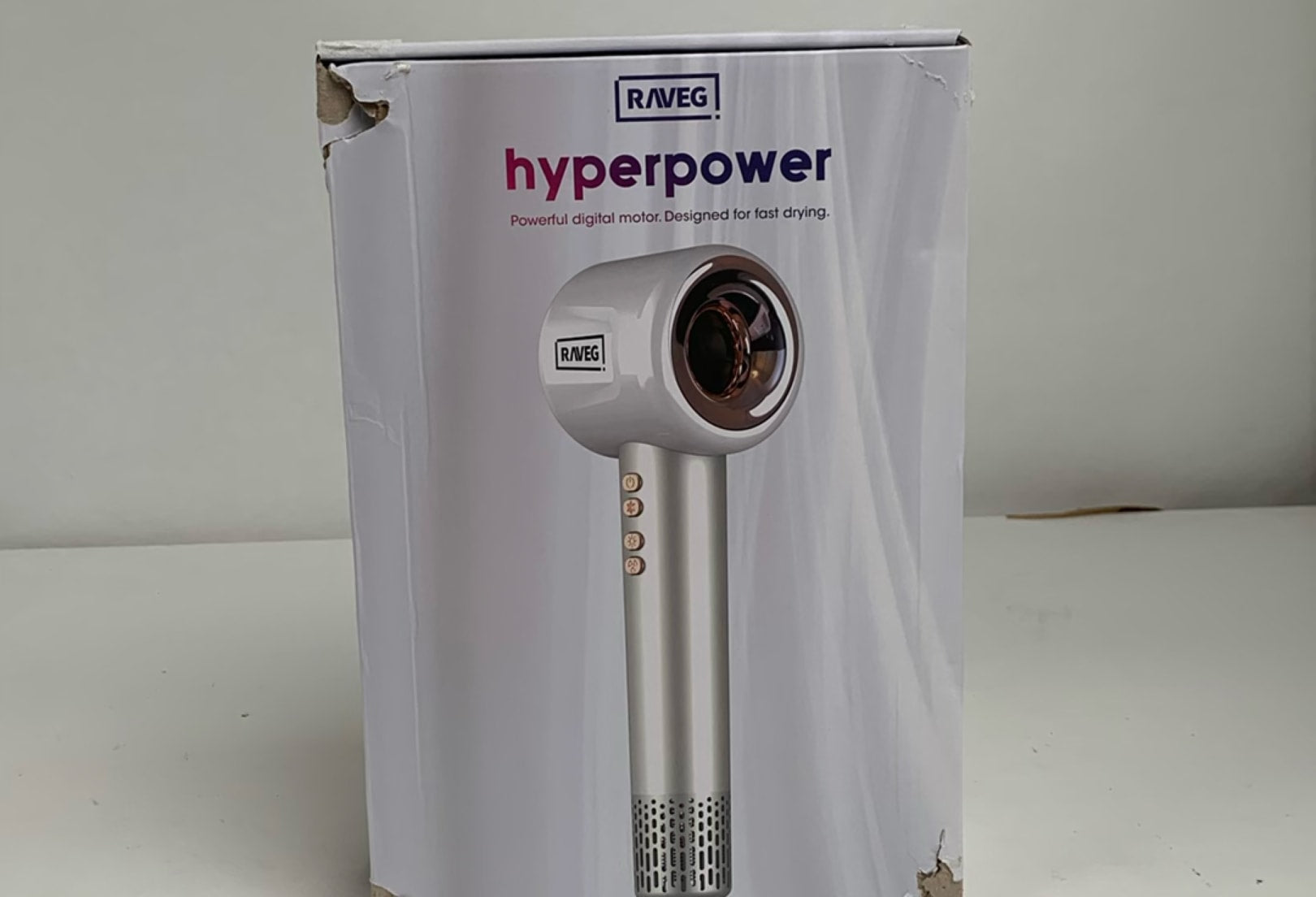 RAVEG Hyperpower ® White - Haardroger (Copy) - Als nieuw