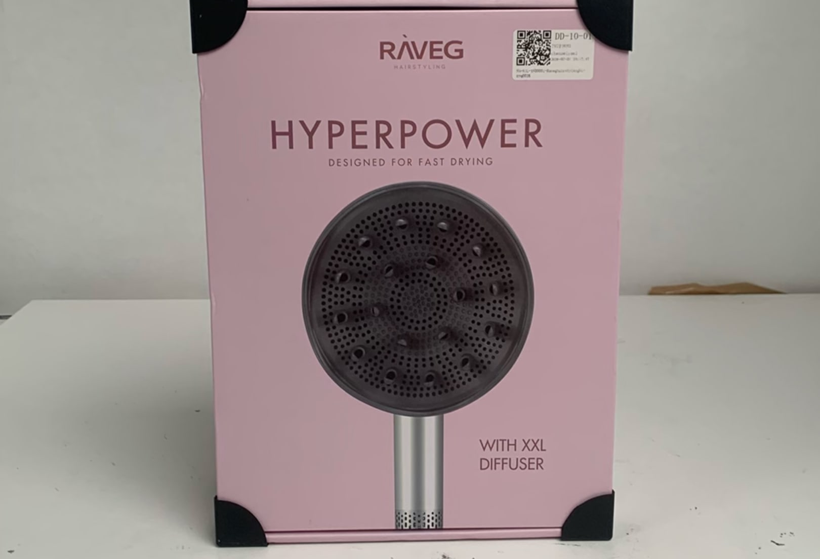 RAVEG White – LENTE-UITVERKOOP EXCLUSIVE: Creëer salonwaardige krullen met een gratis XXL Diffuser bij je haardroger - Als nieuw