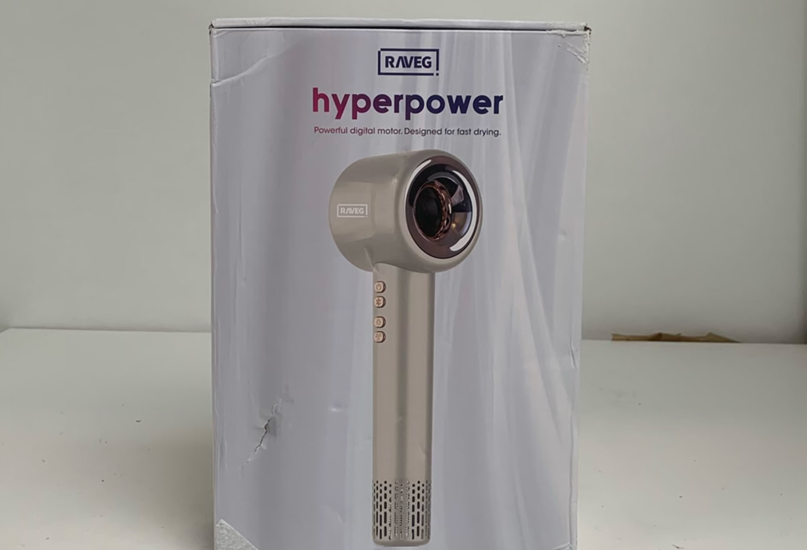 RAVEG HYPERPOWER ® GOLD - DROOGT JE HAAR IN RECORDTIJD - Als nieuw