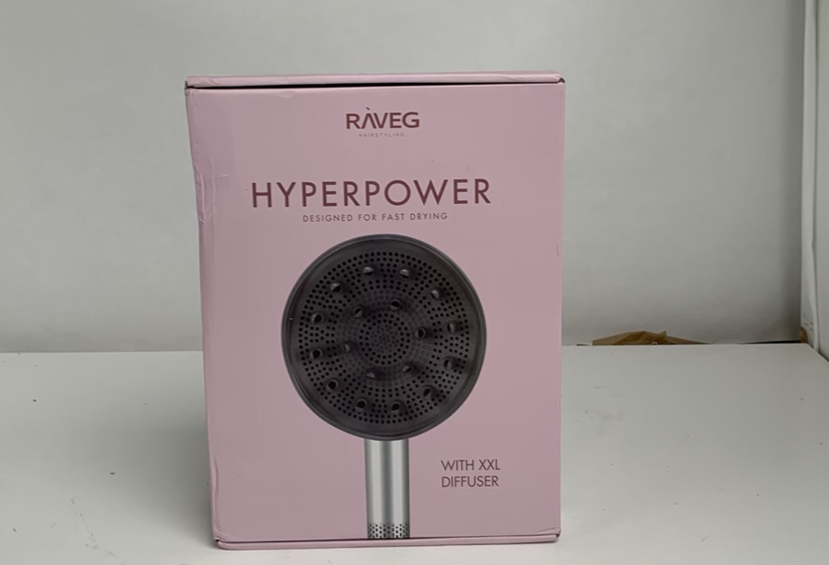 RAVEG White – LENTE-UITVERKOOP EXCLUSIVE: Creëer salonwaardige krullen met een gratis XXL Diffuser bij je haardroger - Als nieuw