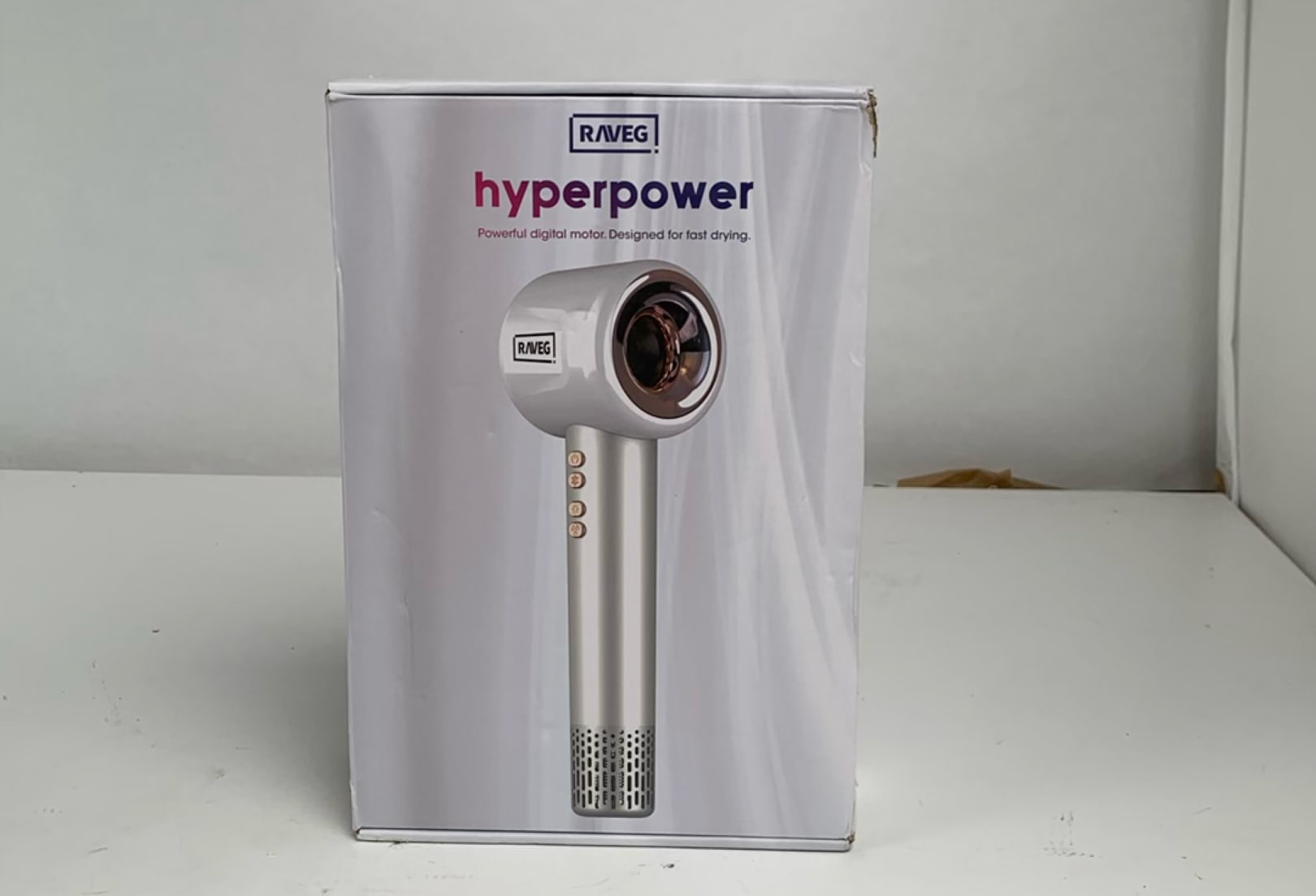 Creëer salonwaardige krullen – XXL Diffuser nu 50% korting bij aankoop bij RAVEG White haardroger - Als nieuw