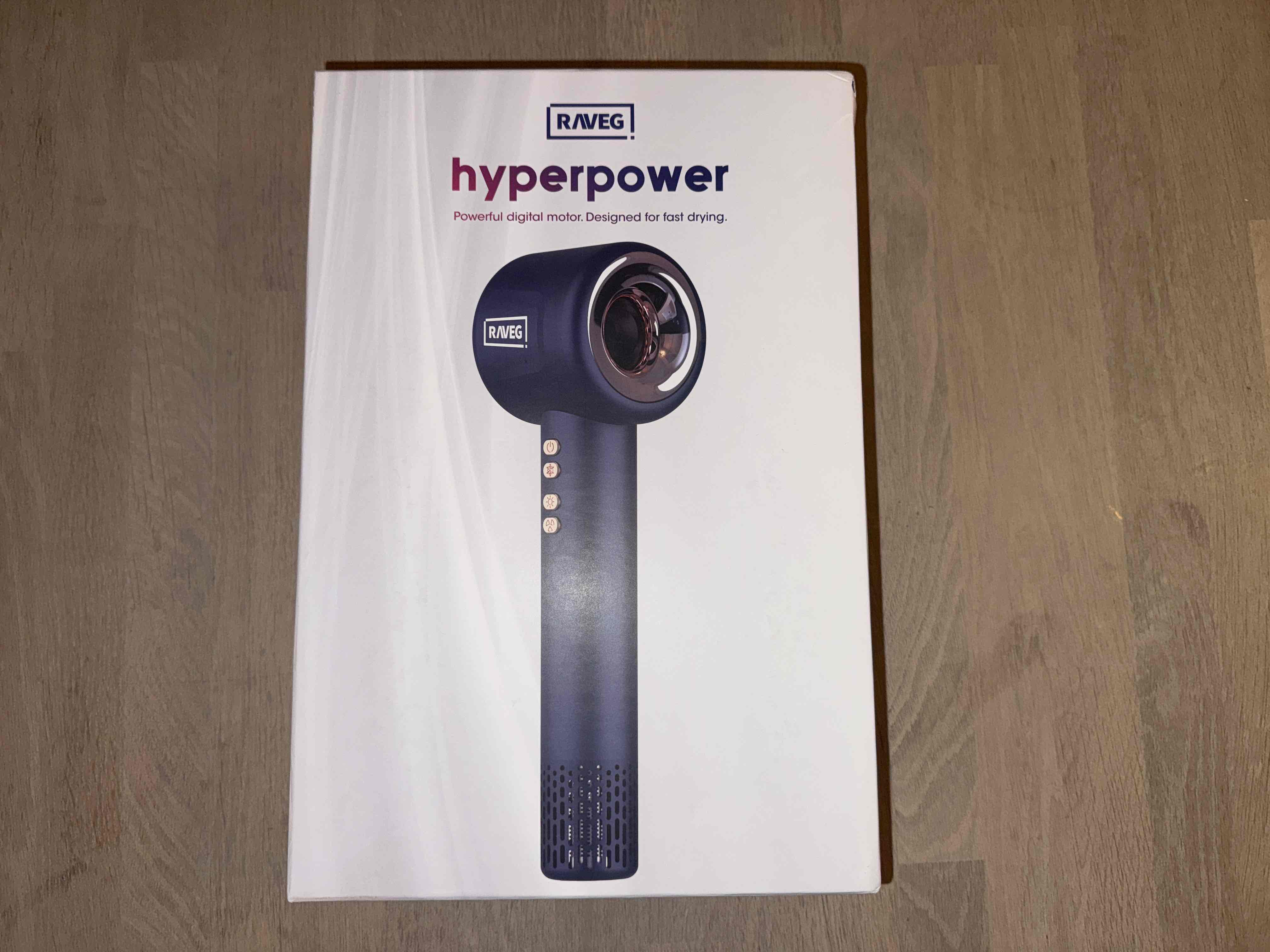 RAVEG Hyperpower ® Navy blue - Haardroger - Als nieuw